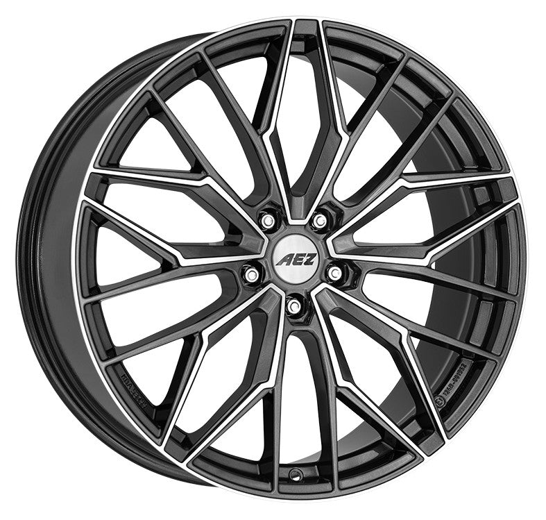 AEZ Porto gunmetal polished 8x20 ET45 - LK5/112 ML57.1