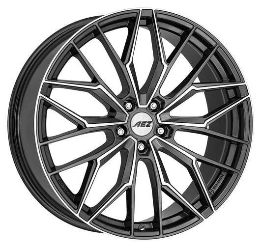 AEZ Porto gunmetal polished Alufelge 8x20 Zoll ET45 LK 5x112 ML57.1