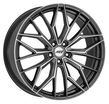 AEZ Porto gunmetal polished 9x20 ET40 - LK5/108 ML63.4