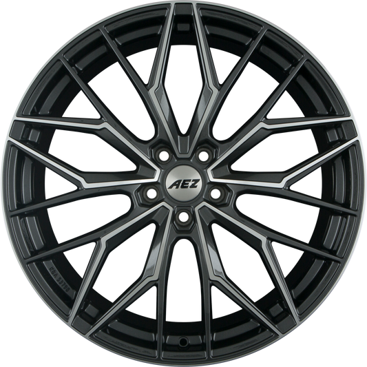AEZ Porto DARK - Gunmetal Polished Alufelge 9x20 Zoll ET28 LK 5x112 ML70.1