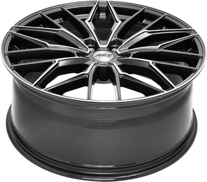 AEZ Porto gunmetal polished 9x21 ET28 - LK5/112 ML70.1