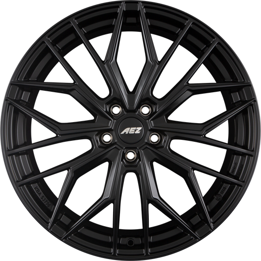 AEZ Porto BLACK - Black Matt Alufelge 8x18 Zoll ET45 LK 5x108 ML63.4