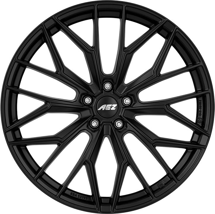 AEZ Porto black matt 8x19 ET44 - LK5/112 ML57.1
