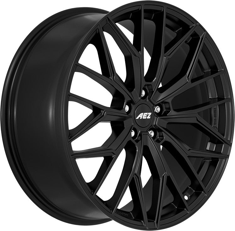 AEZ Porto black matt 8x19 ET44 - LK5/112 ML57.1