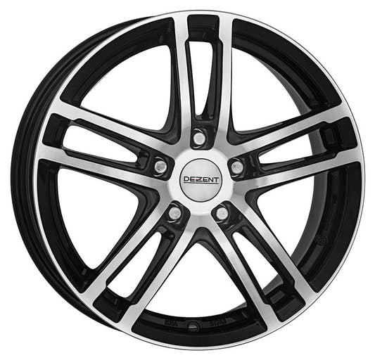 Dezent TZ black polished 7.5x19 ET32 - LK5/112 ML66.6