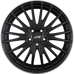 AEZ Berlin BLACK - Black Polished Lip Alufelge 7.5x18 Zoll ET44 LK 5x112 ML66.6
