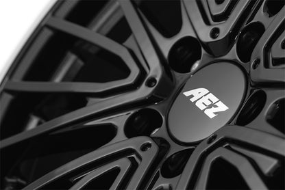 AEZ Berlin black/polished lip 8x19 ET38 - LK5/112 ML66.6