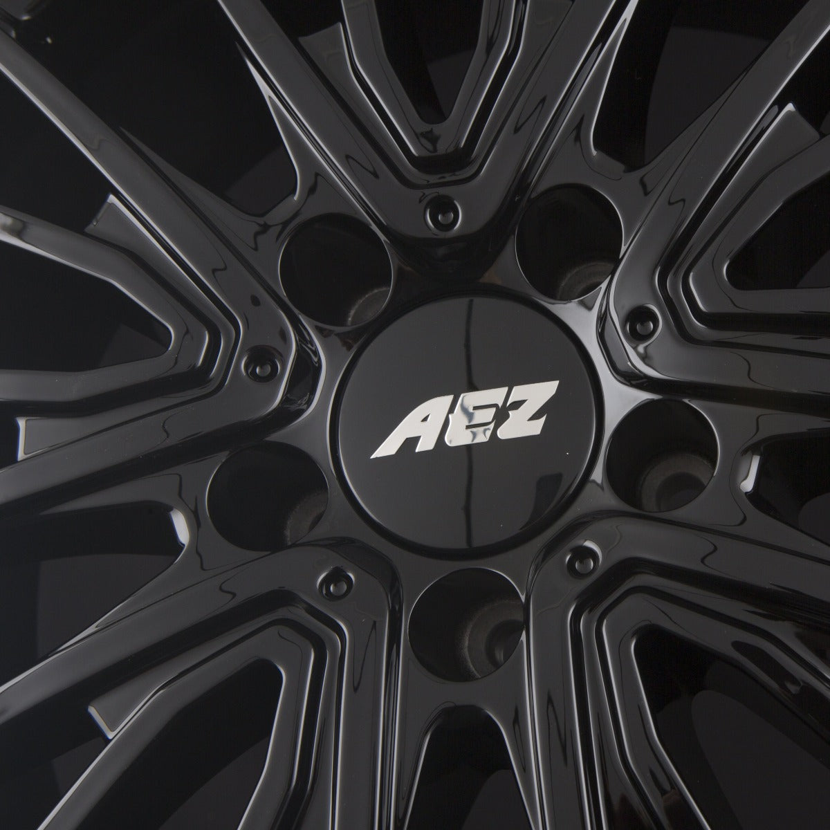 AEZ Berlin BLACK - Black Polished Lip Alufelge 8.5x19 Zoll ET55.2 LK 5x112 ML66.6 – Bild 3