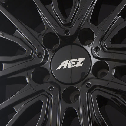 AEZ Berlin BLACK - Black Polished Lip Alufelge 8.5x19 Zoll ET55.2 LK 5x112 ML66.6 – Bild 3