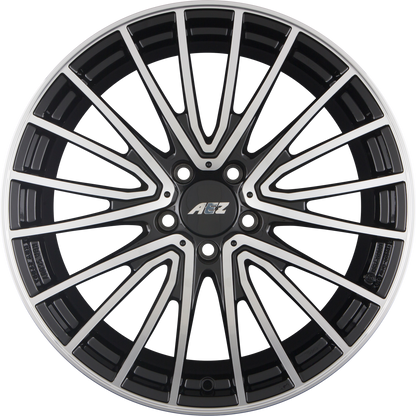 AEZ Berlin DARK - Black Polished Alufelge 8.5x19 Zoll ET40 LK 5x114.3 ML64.1