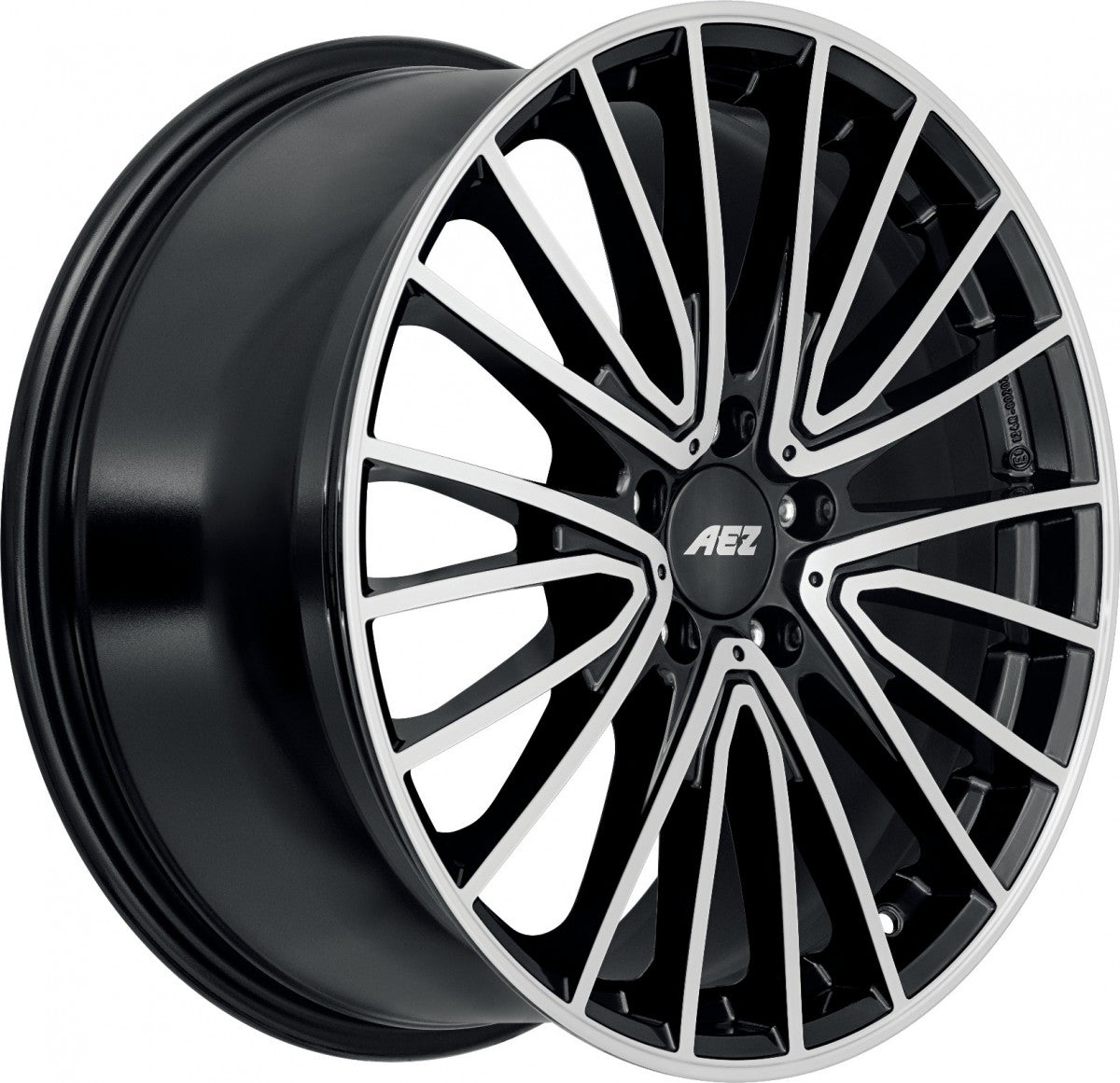 AEZ Berlin black/polished 7.5x18 ET40 - LK5/112 ML66.6