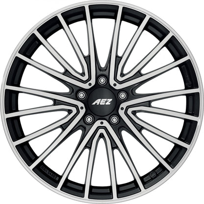 AEZ Berlin black/polished 7.5x18 ET49 - LK5/112 ML66.6