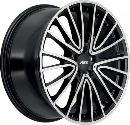 AEZ Berlin black/polished 8.5x18 ET52 - LK5/112 ML66.6
