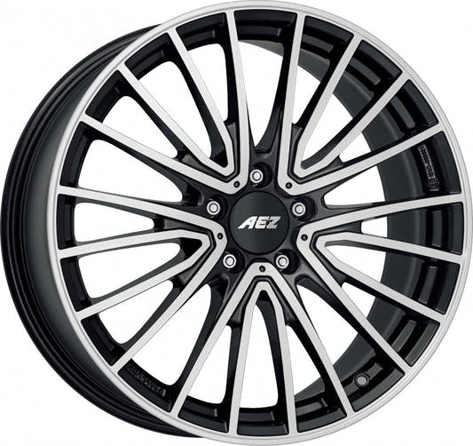 AEZ Berlin black/polished 7.5x19 ET40 - LK5/112 ML66.6
