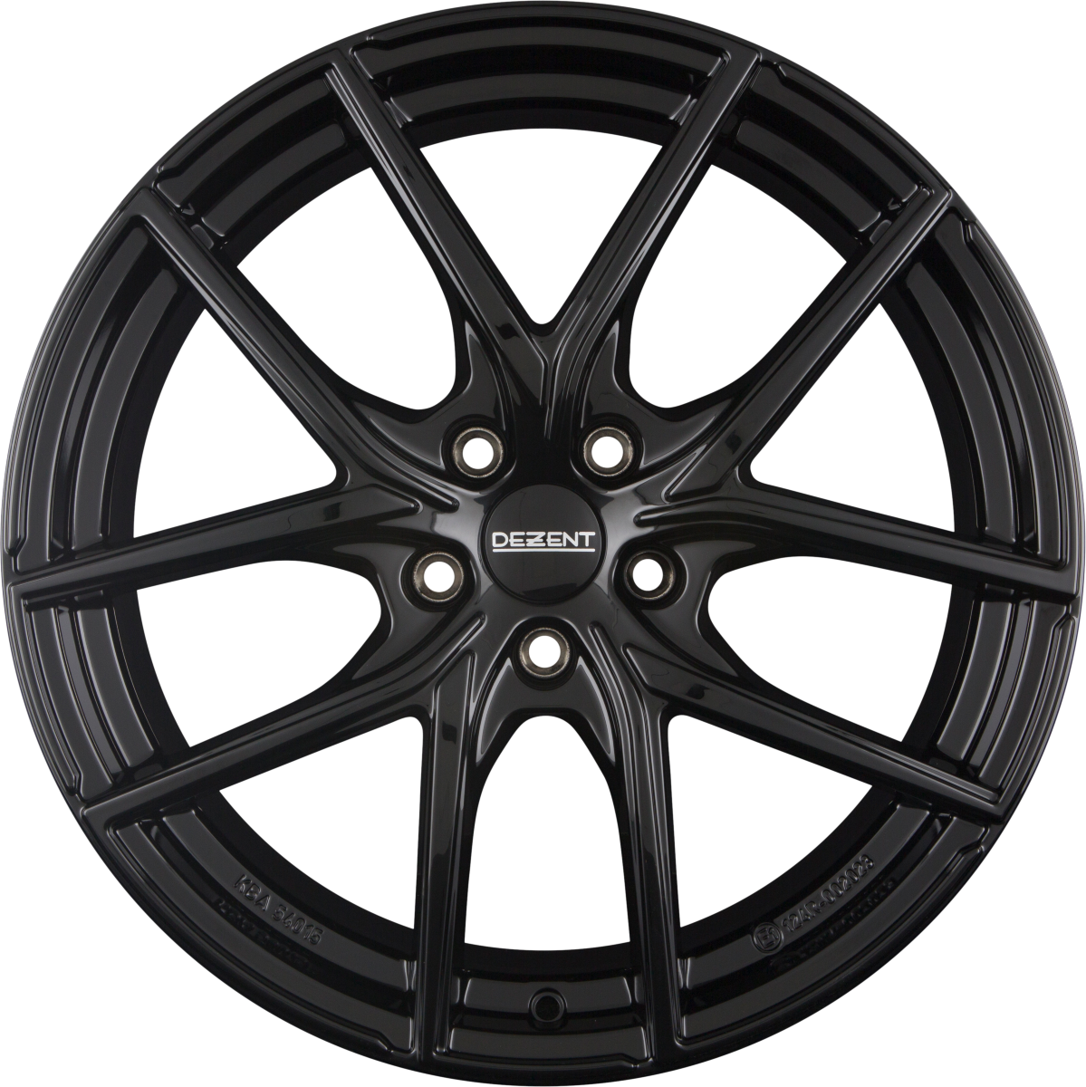 Dezent TO black Alufelge 7x17 Zoll ET40 LK 5x112 ML57.1 – Bild 4