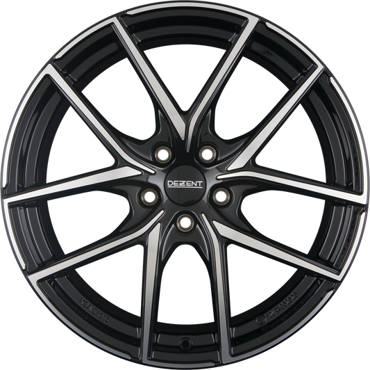 Dezent TO DARK - Schwarz Frontpoliert Alufelge 7.5x17 Zoll ET50.5 LK 5x108 ML63.4