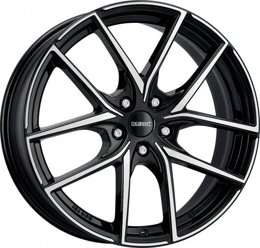 Dezent TO black/polished 7.5x17 ET51 - LK5/112 ML57.1