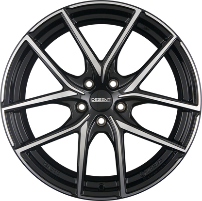 Dezent TO DARK - Schwarz Frontpoliert Alufelge 7.5x18 Zoll ET50.5 LK 5x108 ML63.4