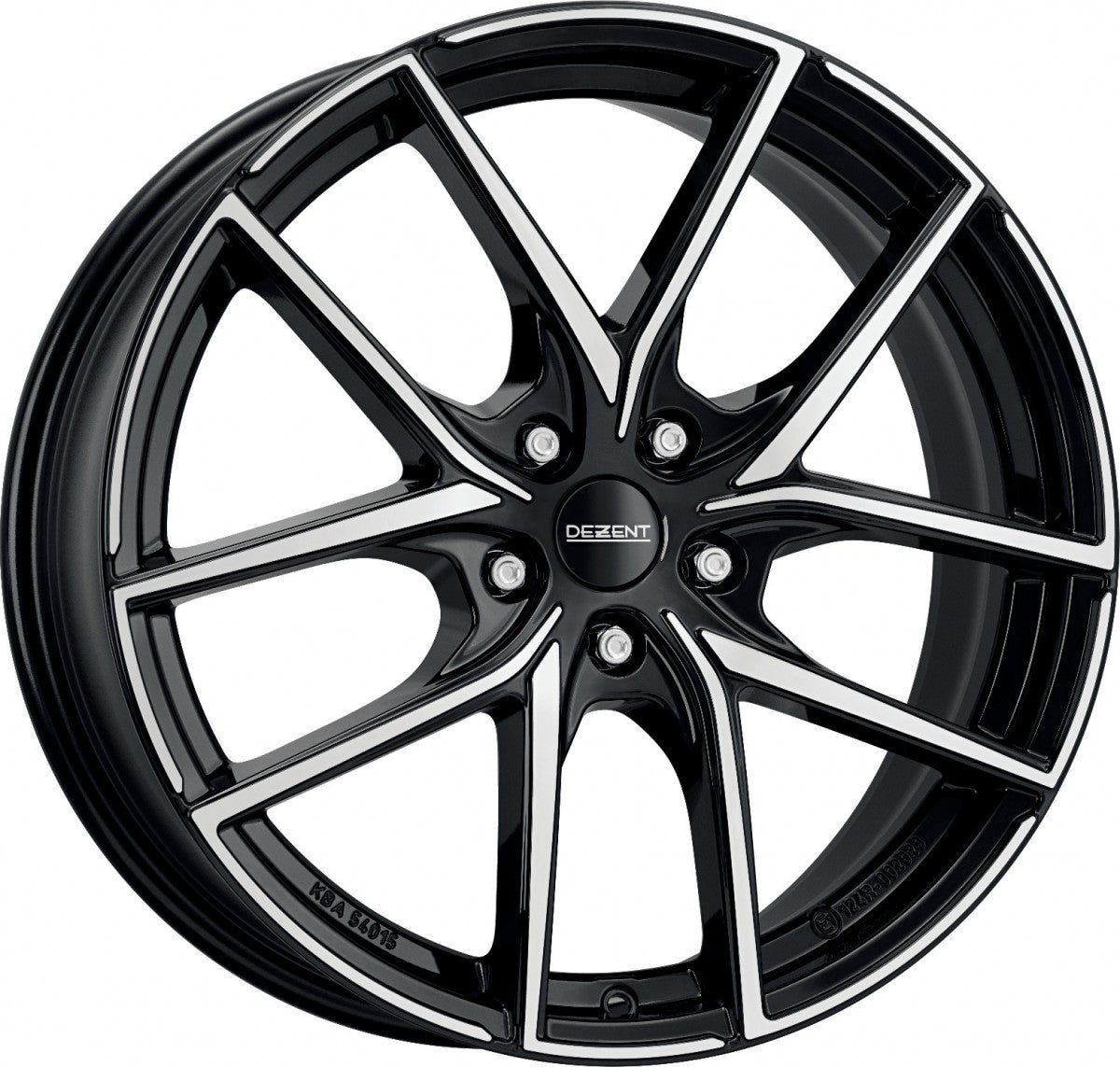 Dezent TO black/polished 7.5x18 ET52 - LK5/114.3 ML67.1