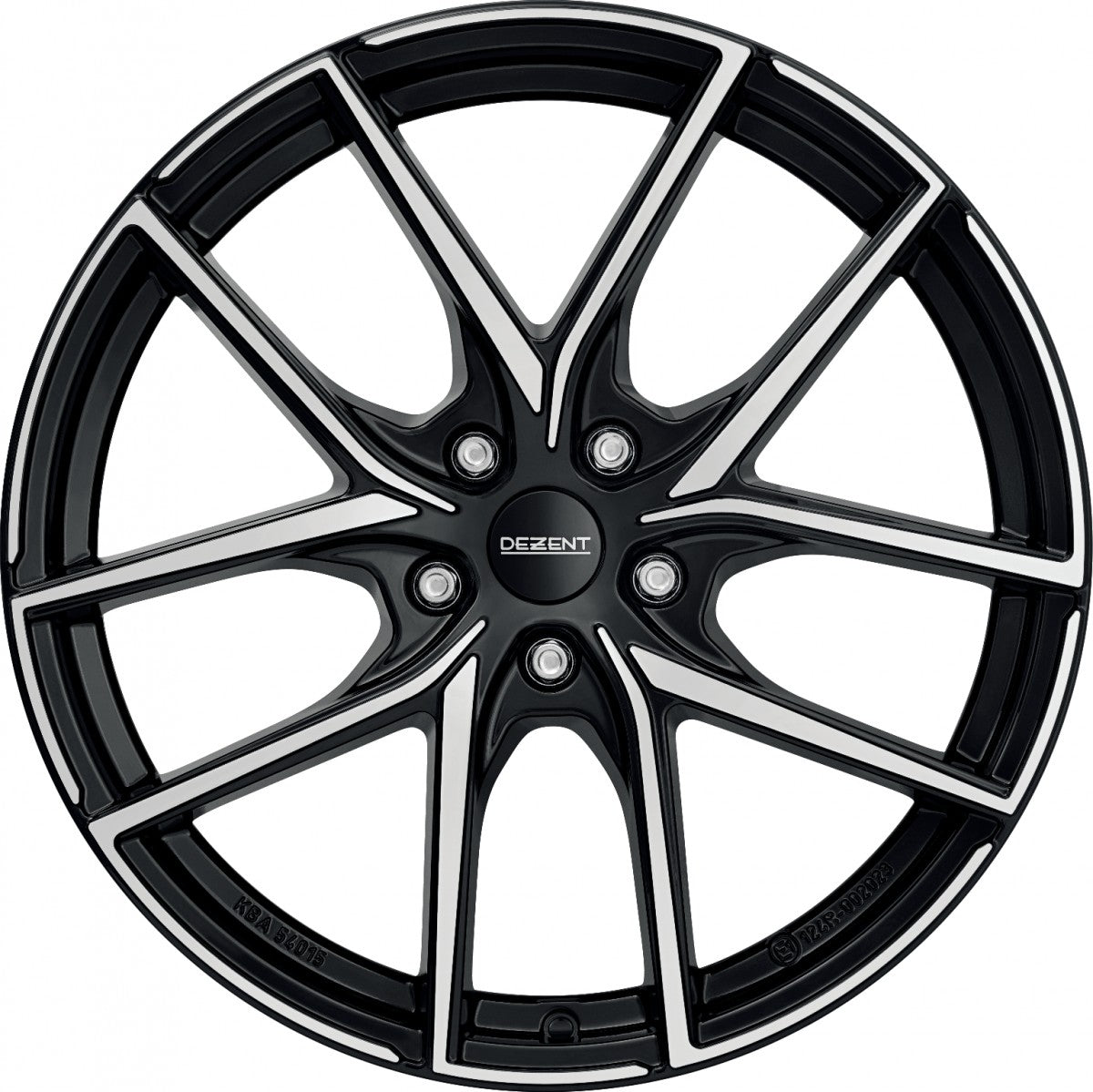 Dezent TO black/polished 7.5x18 ET52 - LK5/114.3 ML67.1 – Bild 2