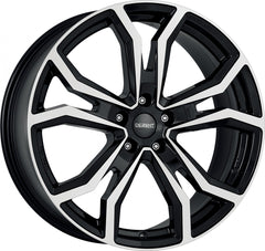 Dezent TV black/polished Alufelge 7x17 Zoll ET45 LK 5x114.3 ML66.1