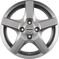 Enzo H Silver Alufelge 6.5x15 Zoll ET38 LK 4x100 ML60.1
