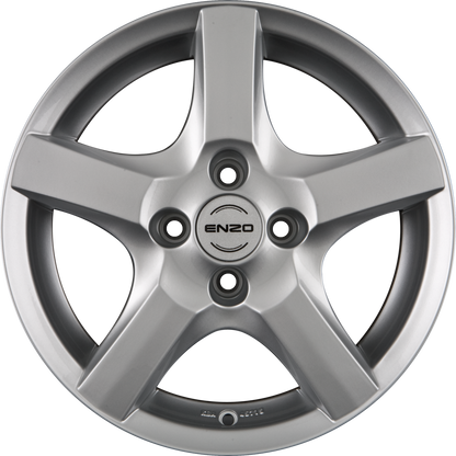 Enzo H Silver Alufelge 6.5x15 Zoll ET38 LK 4x100 ML60.1