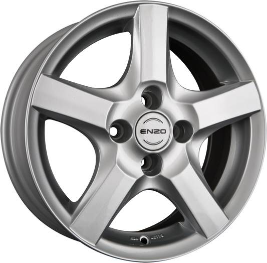 Enzo H Silver Alufelge 6.5x15 Zoll ET38 LK 4x100 ML60.1 – Bild 2