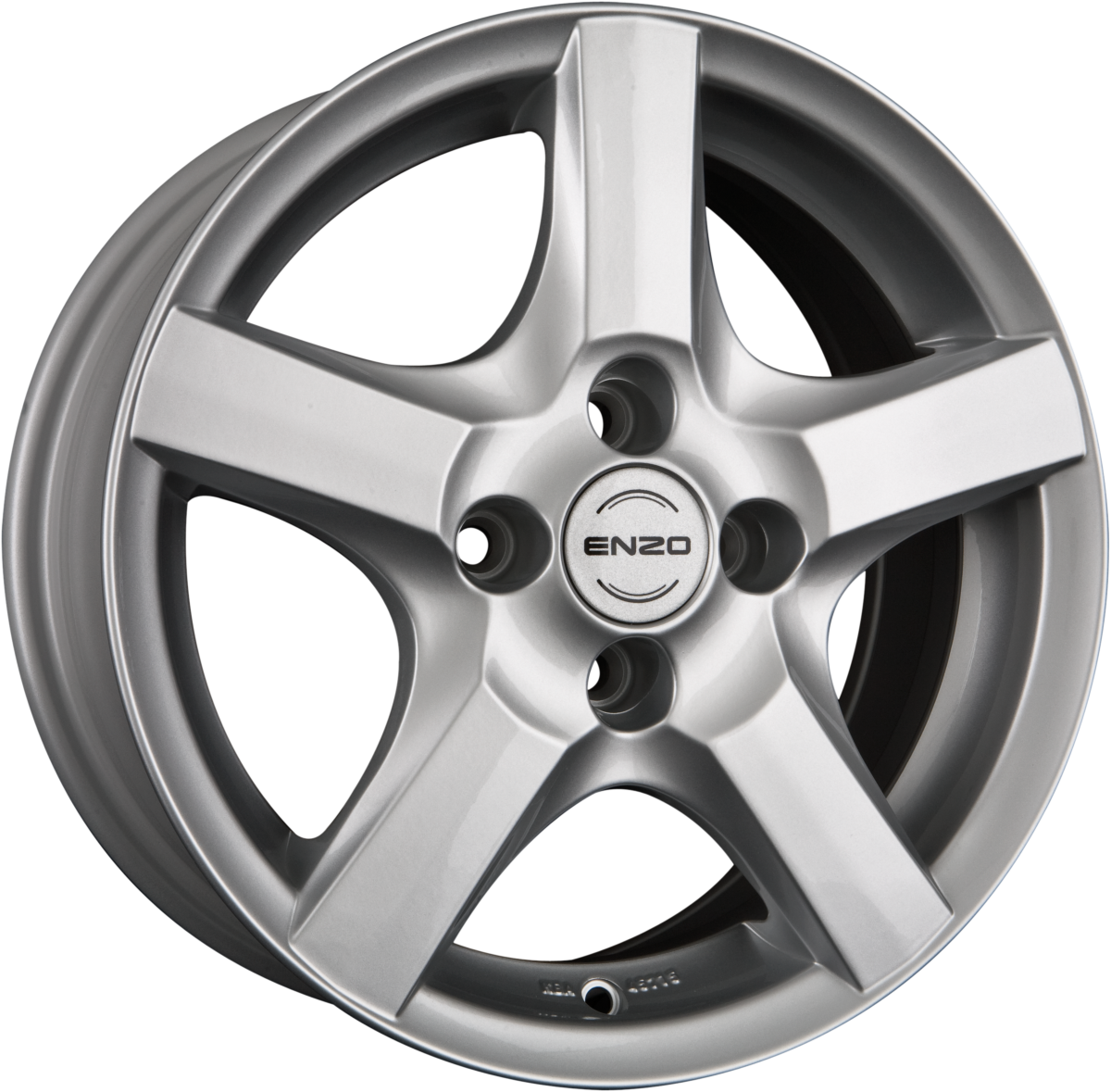 Enzo H Silver Alufelge 6.5x15 Zoll ET38 LK 4x100 ML60.1 – Bild 2