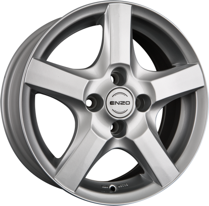 Enzo H Silver Alufelge 6.5x15 Zoll ET38 LK 4x100 ML60.1 – Bild 2