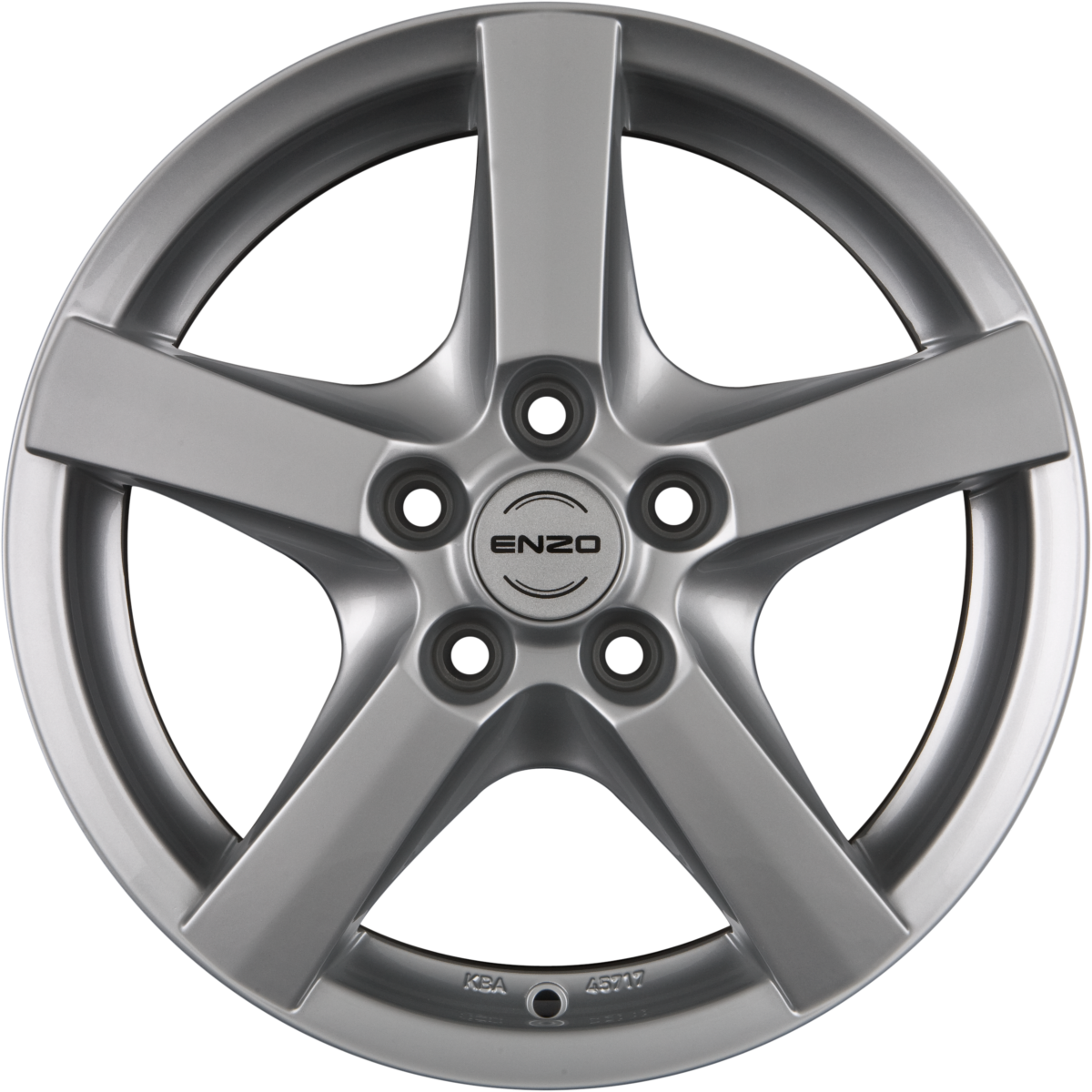Enzo H Silver Alufelge 7x17 Zoll ET40 LK 5x114.3 ML70.1