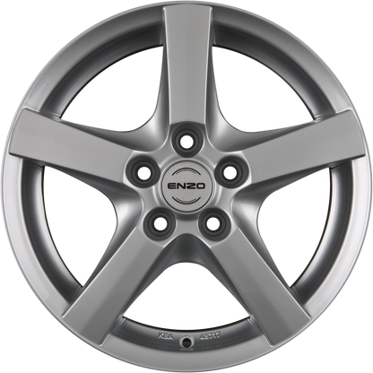 Enzo H Silver Alufelge 7x17 Zoll ET40 LK 5x114.3 ML70.1