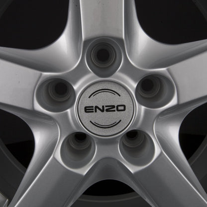 Enzo H Silver Alufelge 7x17 Zoll ET40 LK 5x114.3 ML70.1 – Bild 3