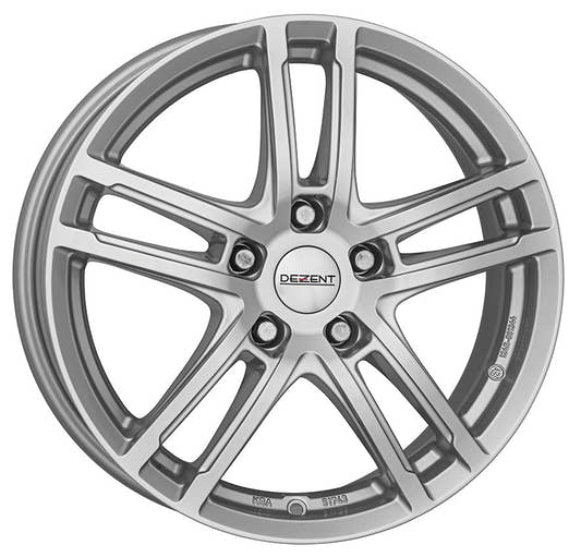 Dezent TZ silver 7x17 ET44.5 - LK5/112 ML66.6