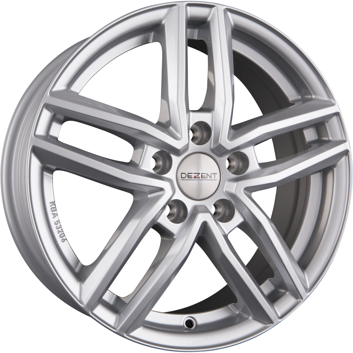 Dezent TR SILVER - Silber Alufelge 8.5x18 Zoll ET56 LK 5x112 ML66.6 – Bild 2