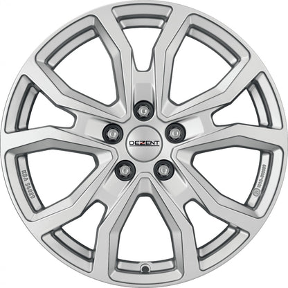 Dezent TV silver Alufelge 6.5x16 Zoll ET52 LK 5x112 ML66.6 – Bild 2