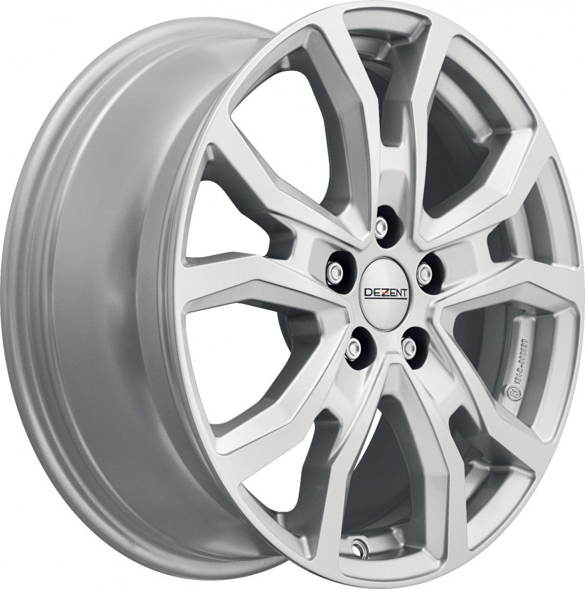 Dezent TV silver Alufelge 6.5x16 Zoll ET52 LK 5x112 ML66.6 – Bild 3