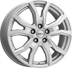 Dezent TV silver Alufelge 7x17 Zoll ET45 LK 5x114.3 ML66.1