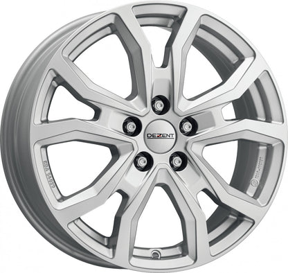 Dezent TV silver Alufelge 7x17 Zoll ET45 LK 5x114.3 ML66.1