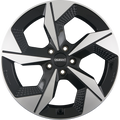 Dezent AO DARK - Schwarz Frontpoliert Alufelge 7.5x19 Zoll ET32 LK 5x112 ML66.6