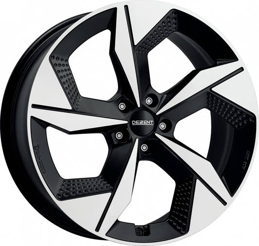 Dezent AO black/polished 9x20 ET34 - LK5/114.3 ML64.1