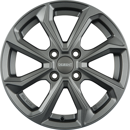 Dezent KT GRAPHITE - Graphite Matt Alufelge 6x15 Zoll ET46 LK 4x100 ML54.1