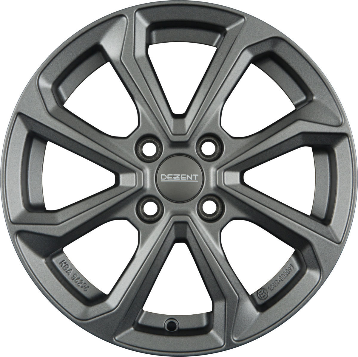 Dezent KT GRAPHITE - Graphite Matt Alufelge 6x15 Zoll ET46 LK 4x100 ML54.1