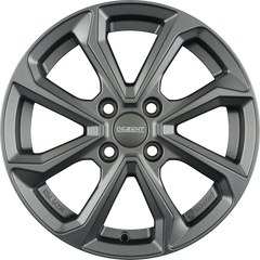 Dezent KT GRAPHITE - Graphite Matt Alufelge 6x15 Zoll ET46 LK 4x100 ML54.1