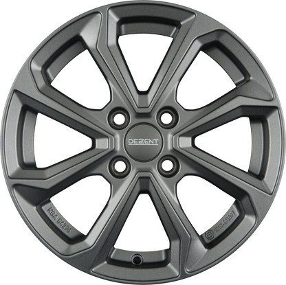 Dezent KT GRAPHITE - Graphite Matt Alufelge 6x15 Zoll ET46 LK 4x100 ML54.1