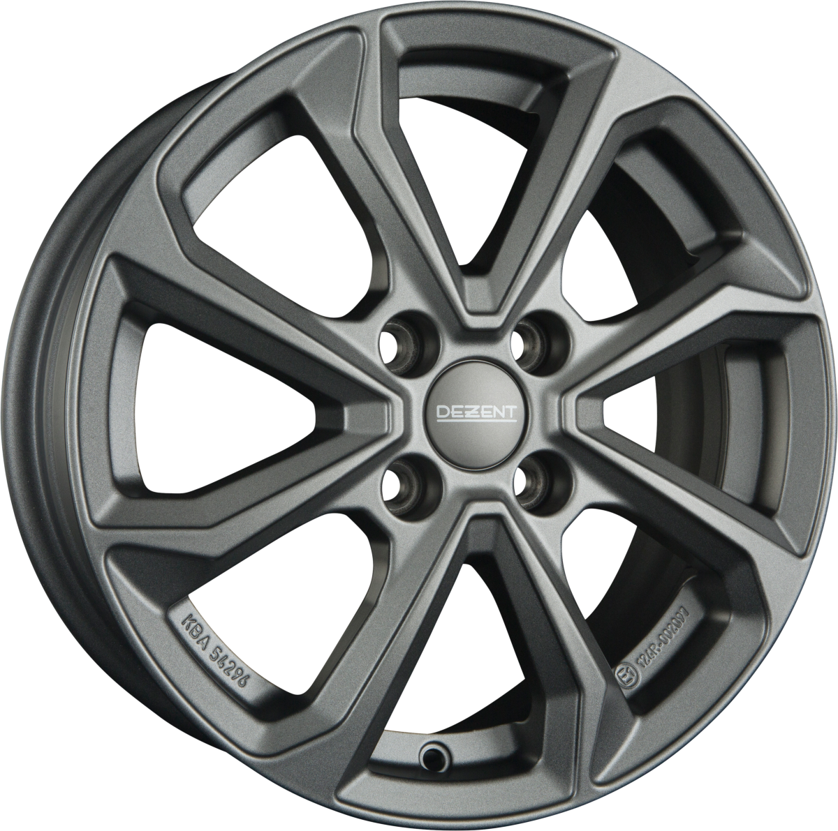 Dezent KT GRAPHITE - Graphite Matt Alufelge 6x15 Zoll ET46 LK 4x100 ML54.1 – Bild 2