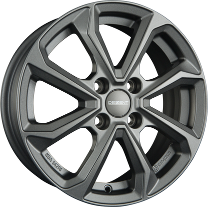 Dezent KT GRAPHITE - Graphite Matt Alufelge 6x15 Zoll ET46 LK 4x100 ML54.1 – Bild 2