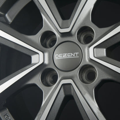 Dezent KT DARK - Gunmetal Polished Alufelge 6x15 Zoll ET46 LK 4x100 ML54.1 – Bild 3