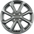 Dezent KT DARK - Gunmetal Polished Alufelge 6x16 Zoll ET49 LK 4x100 ML54.1