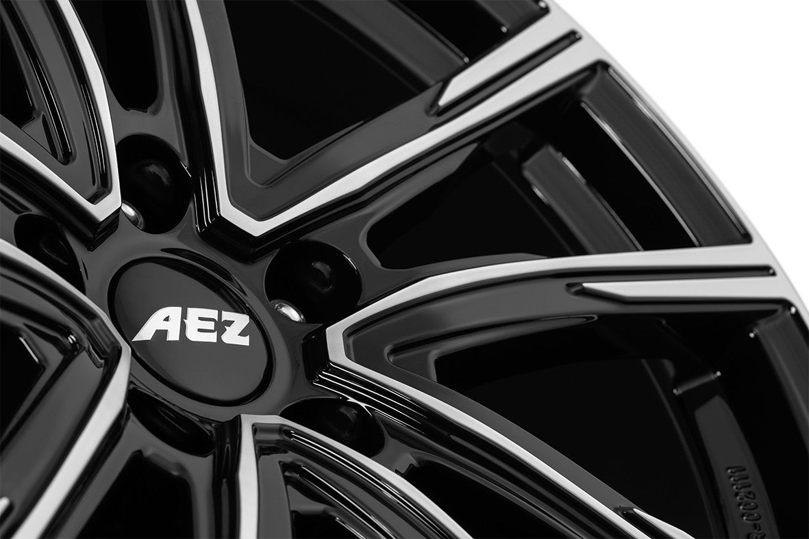 AEZ Montreal black/polished 7.5x19 ET50.5 - LK5/108 ML63.4